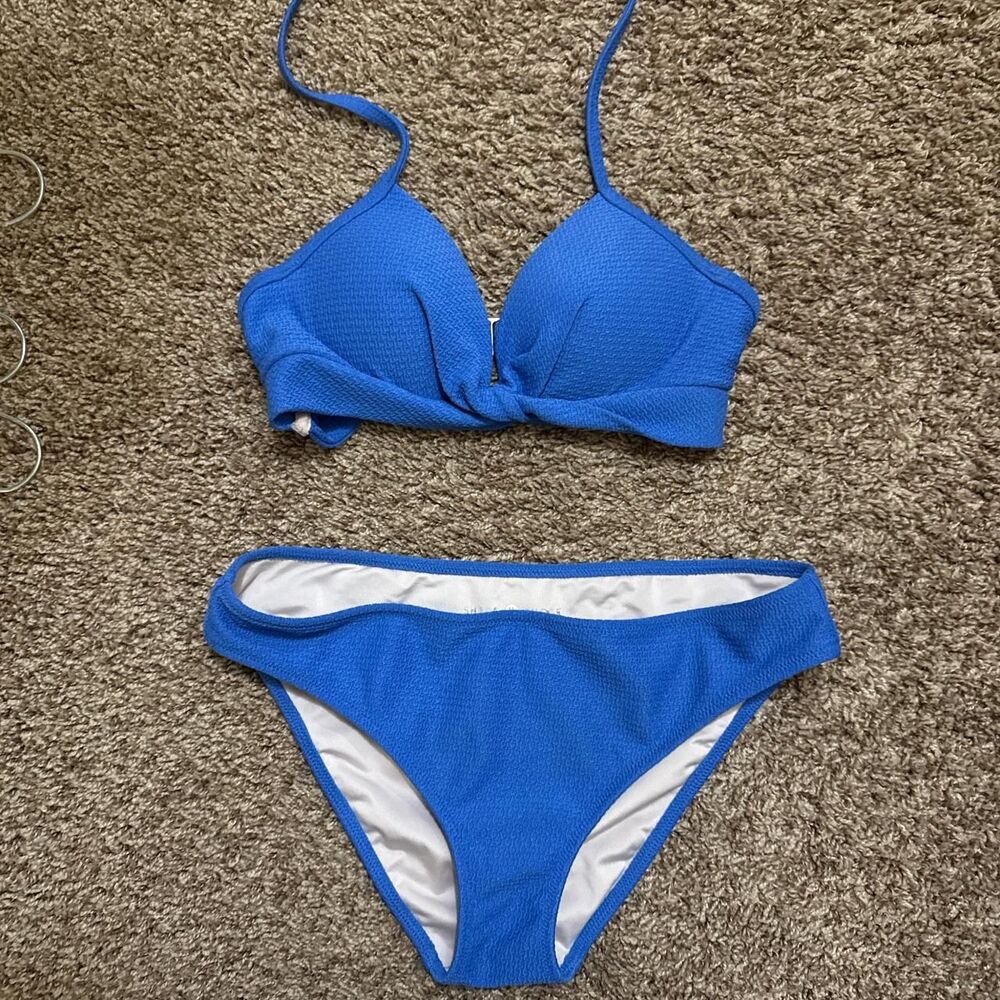 Shade-shore Women's Blue Bikinis-and-tankini-sets